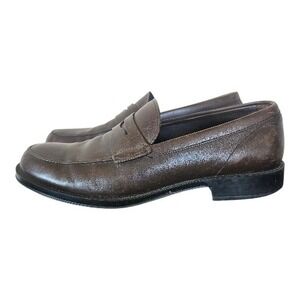 TOD'S Chocolate Brown Soft Leather Old Money Quiet Luxury Loafers sz 10